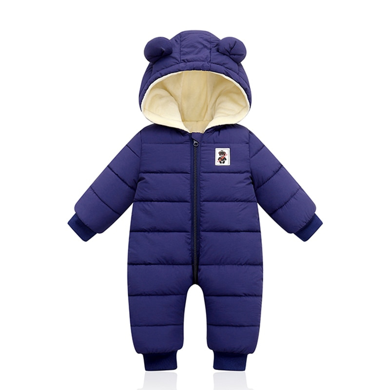 Baby Winter Snowsuit Hooded Jumpsuit